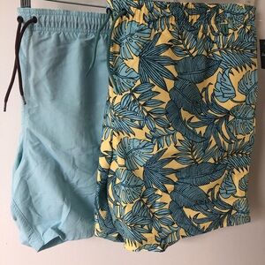 New 2 pairs Eddie Bauer swim shorts size XXL nwt